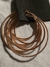 OHRRINGE?ANTIK?MODESCHMUCK?14.01g?Dm.5,5cm?BB?ROTGOLD?NAGELNEU?ABH.MÖGL.