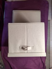 Faltbox Mit Deckel, Beige, 2st, 50x33x33cm, Neu