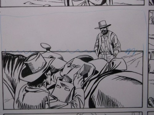 Comic originalzeichnung lasso - comic,
