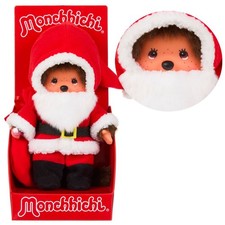 Junge im Weihnachtsmann-Outfit | 20 cm | Monchhichi Puppe | Fashion