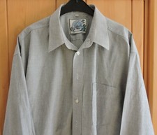 ELSBACH - Herrenhemd Gr. 43  Langarm  hellgrau 
