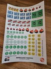 A4 1:14 RC Tamiya   Aufkleber-Set TIR, Fern Schnell Gut LKW Truck Decals