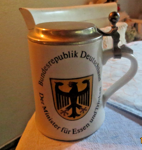 Bierseidel bierkrug zinndeckel - bierseidel,