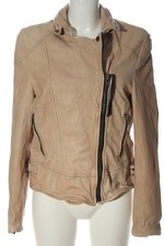 MUUBAA Lederjacke Damen Jacke Gr. DE 40 nude Casual-Look