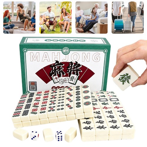 Mahjong set 144 steinen - steinen, &