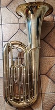 Tuba 3 Ventile B-Tuba Stagg 77-TU mit Koffer Messing lackiert gewartet