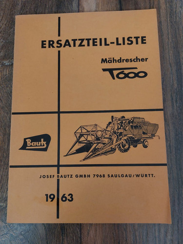 Original ersatzteilliste bautz - original,