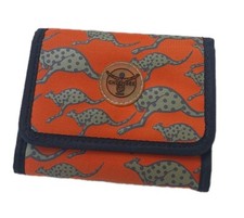 Chiemsee Herren Geldbörse Portemonnaie Känguru Stoff Portemonnaie 1982