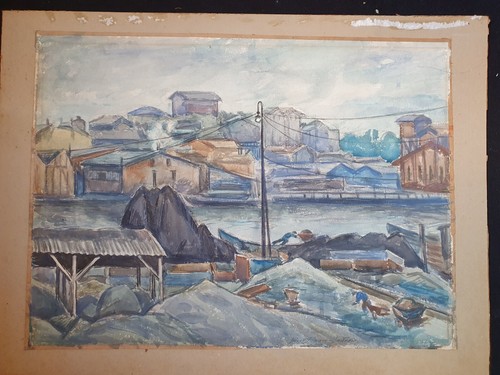 Aquarell kurt haase jastrow - aquarell,