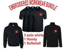 Arbeitskleidungspaket bestickt