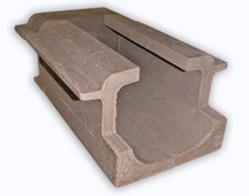 Formteil unterer Brennraum links DP15 - Ersatzteil für Attack Holzvergaser