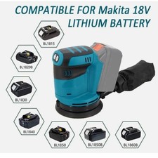 Akku Exzenterschleifer Schleifmaschine 125mm Schwingschleifer Für 18V Makita