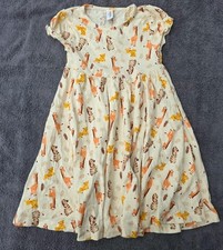 Kleid Mädchen Gr. 116 Topolino Zebra Giraffe & CO. Gebraucht 