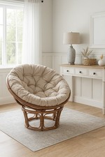 Papasansessel/Rattansessel