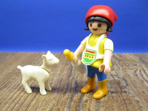 Mädchen mit zicklein 33072 - zicklein, zu