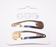 2x HAARSPANGE -SILBER-