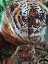 Bettwäsche 135x200 Microfaser Tiger