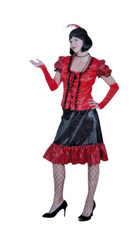 Orlob Damen Saloon Lady Kleid Karneval Verkleidung Fasching Neu OVP Halloween