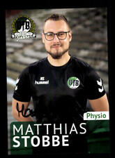 Matthias Stobbe Autogrammkarte VFB Lübeck 2019-20 Original Signiert