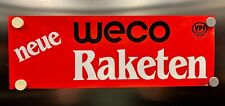 WECO Feuerwerk Poster Plakat "Neue Raketen" 90er Jahre 48x17 (Silvester Pyro)