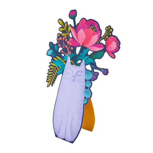 Stanzvase katze design magical - stanzvase,
