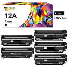 1-5 Toner für HP LaserJet 1010 1018 1020 1022NW 3030 3050 3052 3055 Q2612A 12A