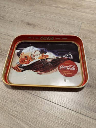 Vintage coca cola platte metal - cola,