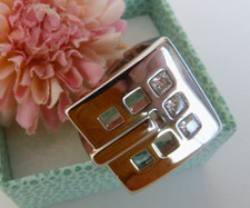 Pierre Lang schöner Ring Gr. 6 silberfarben gut erhalten