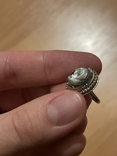 800er silber kamee ring - 800er,