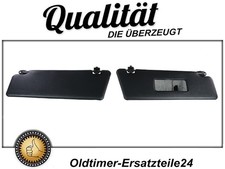 Neue Sonnenblenden Sonnenblende Schwarz für Mercedes W124 & W201