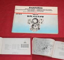 Magirus, Ersatzteilliste DEUTZ Motor BF, F L  413 F 6 bis 12 Zylinder 413 Diesel