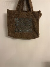 Biba schöne braune flauschige Teddybär Handtasche 