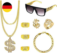 8 Stück Hip Hop Disco Kostüm