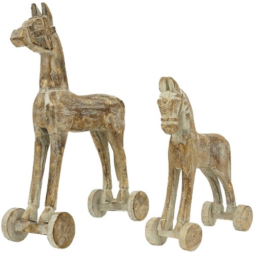 Dekoratives deko pferd aus - dekoratives,