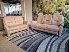 Polinova Sitzgruppe PN-PF19167 (3-Sitzer und 2-Sitzer) N2634 Echtleder Aurelia