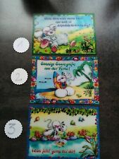 Diddl Postkarte Effekt Karte, 3D-Karten Nr.: 20,23,28 b-Serie, Top Zustand, Rar 