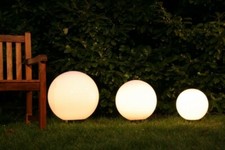Kugelleuchten Set Gartenleuchte Außenlampe Gartenlampe Erdspiess Außenleuchte