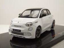 Fiat 500e Abarth 2024 weiß Modellauto 1:43 ixo models