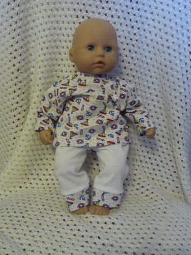 Baby dolls clothes hand - , made