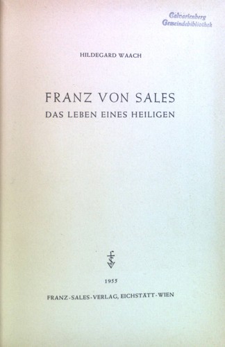 Franz von sales - franz, das