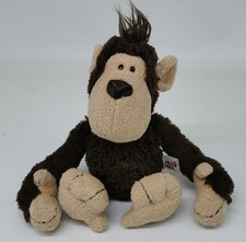 Nici Affe Nardu mit Ledernase ca. 20 cm Stofftier Kuscheltier