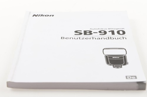 Nikon 910 benutzerhandbuch - nikon,