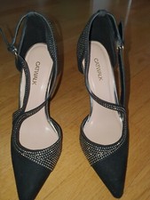 Pumps Highheels Schuhe Gr. 38 neuwertig mit Glitzer