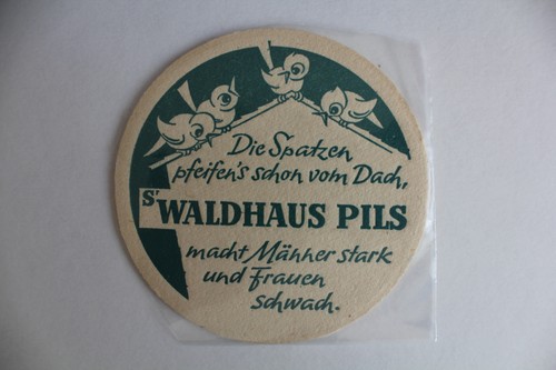 Bierdeckel waldhaus brauerei - , waldhaus--brauerei