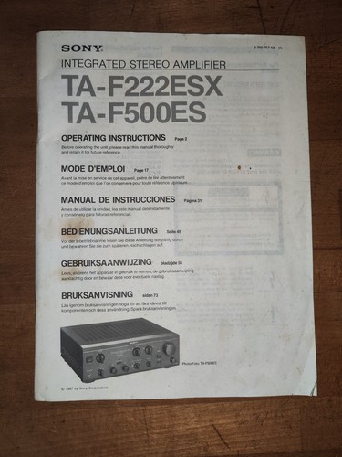 Sony f500es 222esx - /,