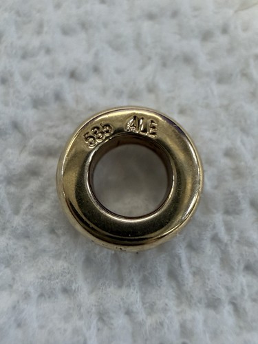 14k gold pandora spacer - gold,