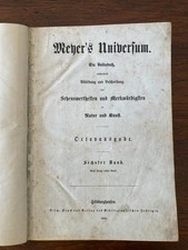 Meyer's Universum * Ein Volksbuch, enthaltend Abbildung und Beschreibung... 1860