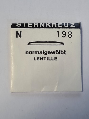 Uhrenglas sternkreuz - uhrenglas, n