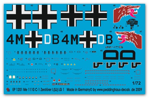 Peddinghaus 1201 me 110 - 1/72,