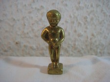 Messing metall figur manneken - metall,